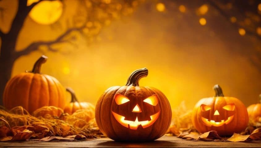Citrouille d'Halloween sculptée