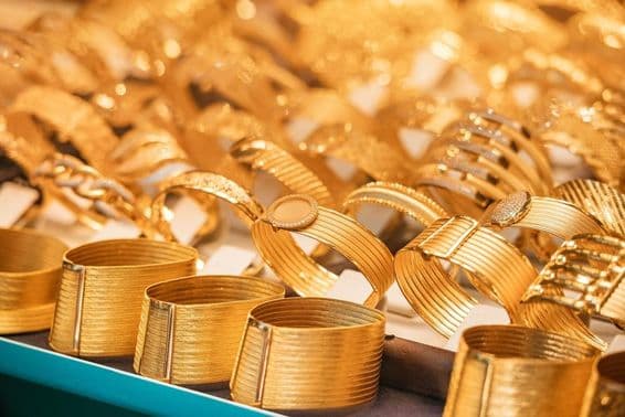 Or de Dubaï, bracelet 24 carats.