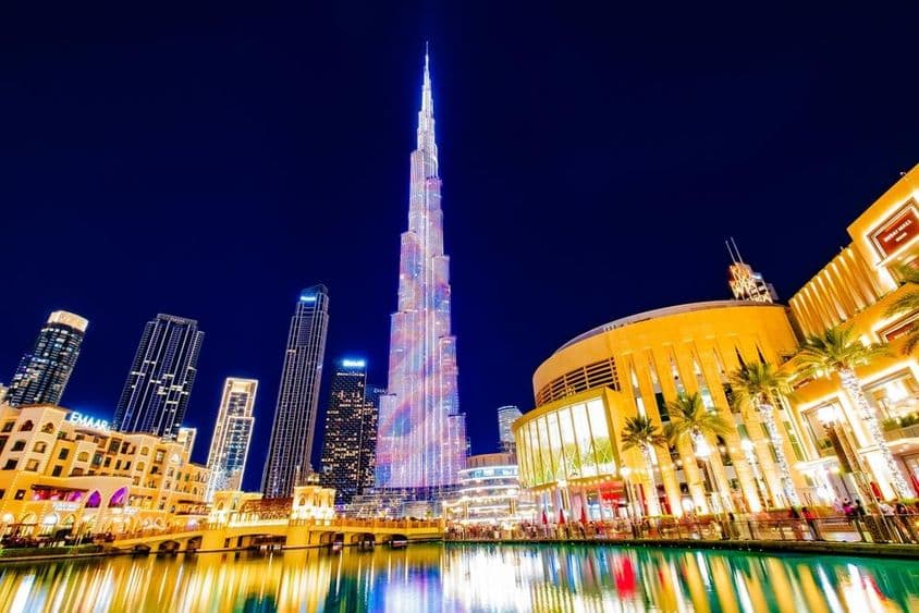 Burj Khalifa illuminé.