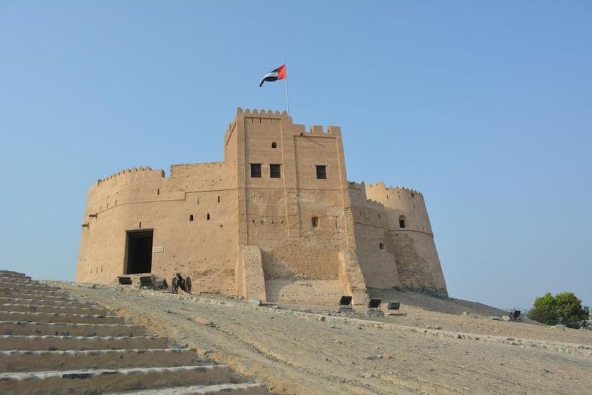 Vue panoramique du fort de Fujairah.