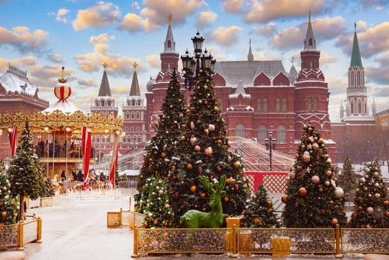 Festival de Noël à Moscou.