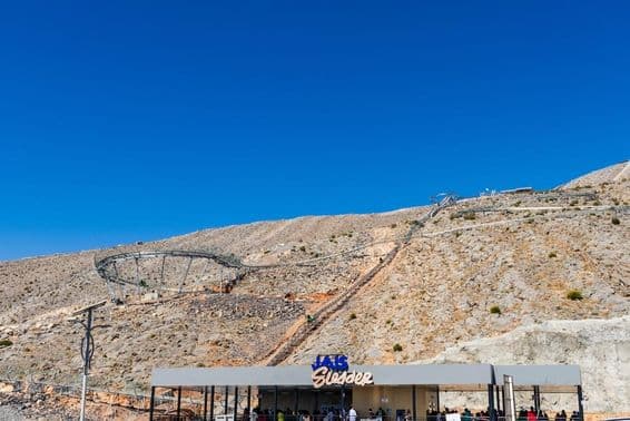 L'attraction populaire du traîneau Jais à RAK.