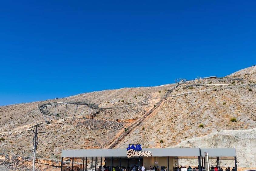 L'attraction populaire du traîneau Jais à RAK.