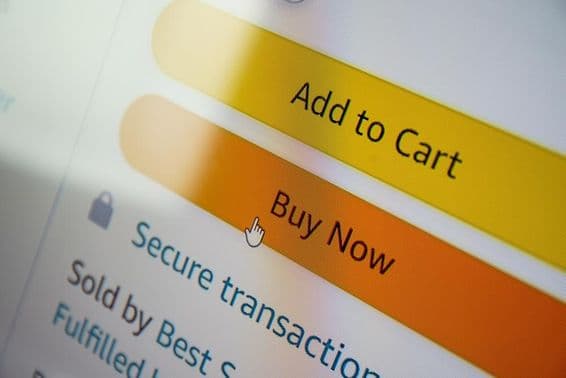 Achat de produits en ligne sur Amazon.