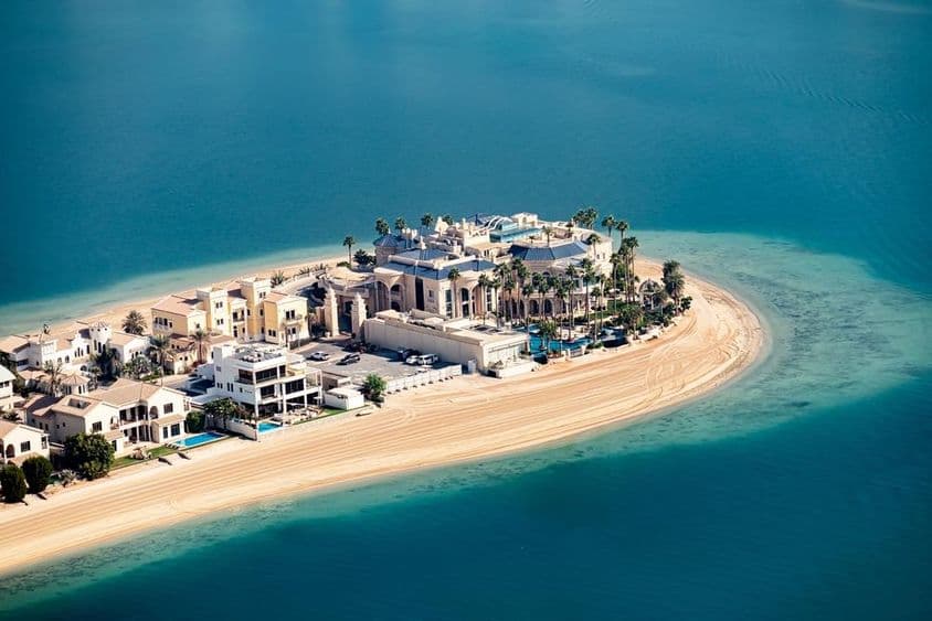 La Palm Jumeirah, Dubaï, Émirats Arabes Unis.