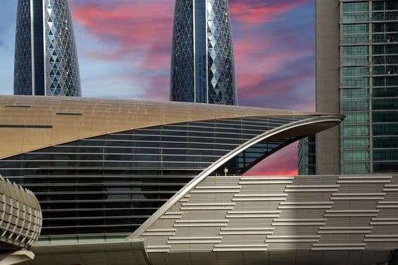 métro de Dubaï, Émirats Arabes Unis.