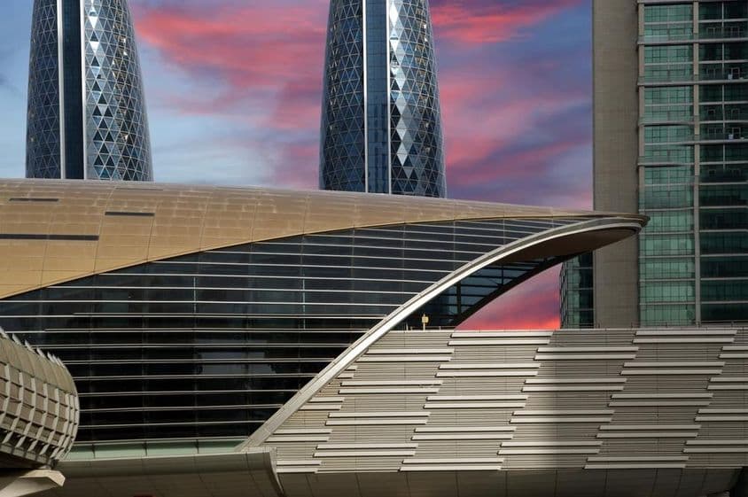 métro de Dubaï, Émirats Arabes Unis.