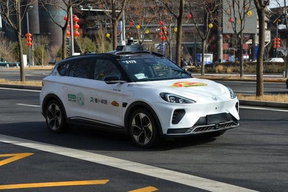 La prochaine génération de taxi autonome de Baidu et BAIC Group.