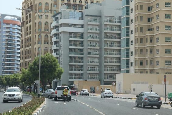 Route à Silicon Oasis, Dubaï.