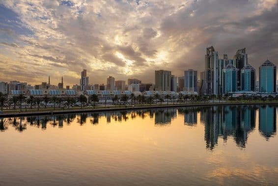 Le bâtiment emblématique des Souks Centraux de Sharjah.