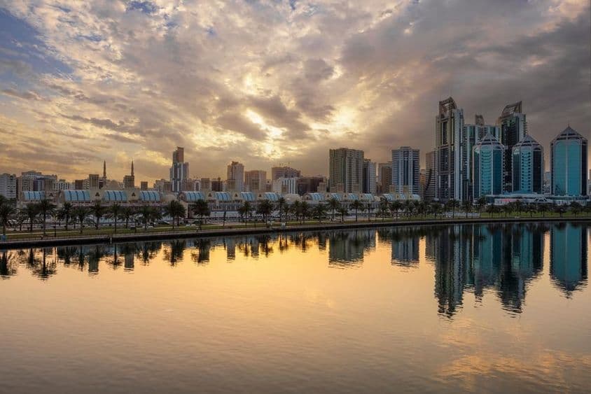 Le bâtiment emblématique des Souks Centraux de Sharjah.