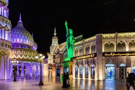 Le Global Village à Dubai, Émirats Arabes Unis.