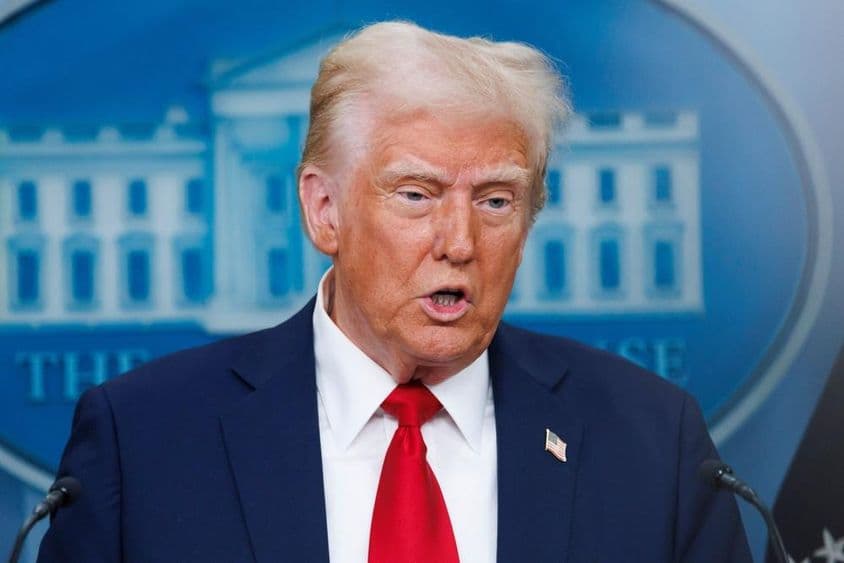 Donald Trump, Président des États-Unis.