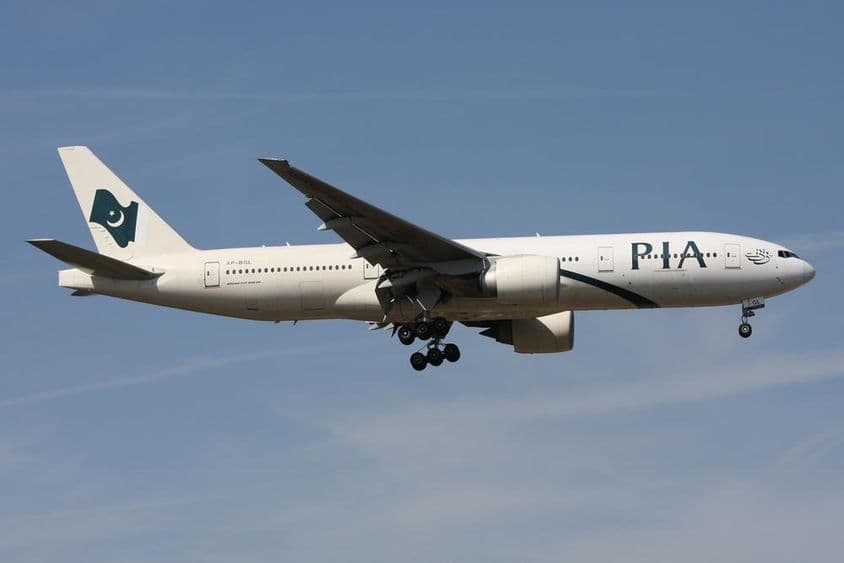 PIA Pakistan International Airlines Boeing 777-200 avec l'enregistrement AP-BGL.