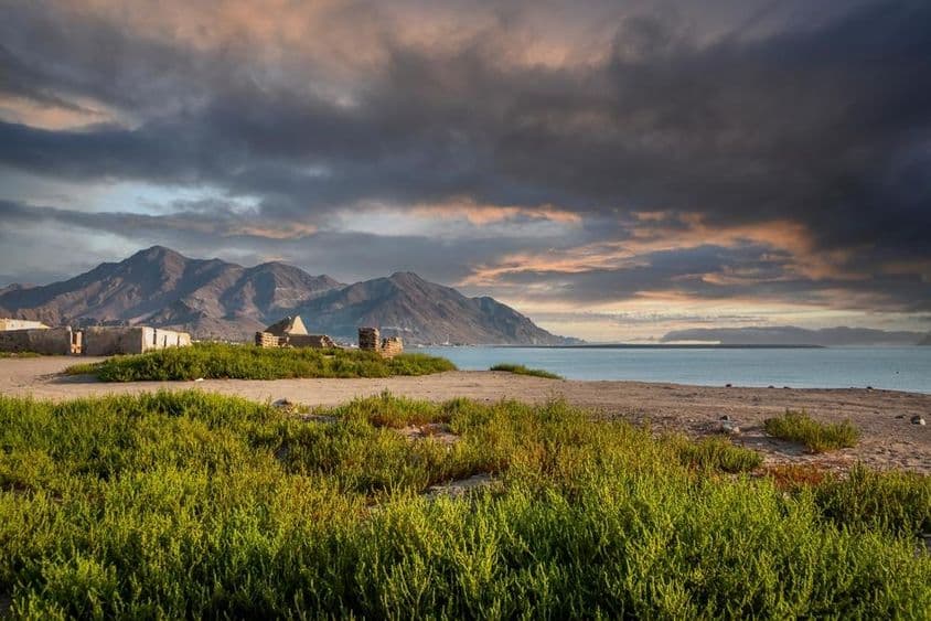Belle vue côtière de Fujairah.