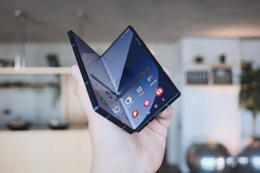 Smartphone pliable Samsung Galaxy Z Fold.