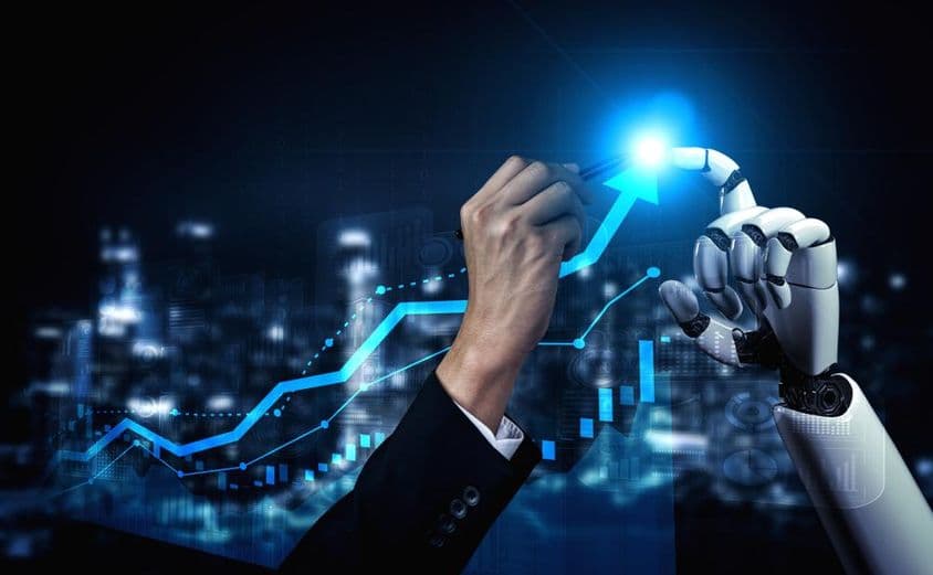 Robots de trading sur la bourse.