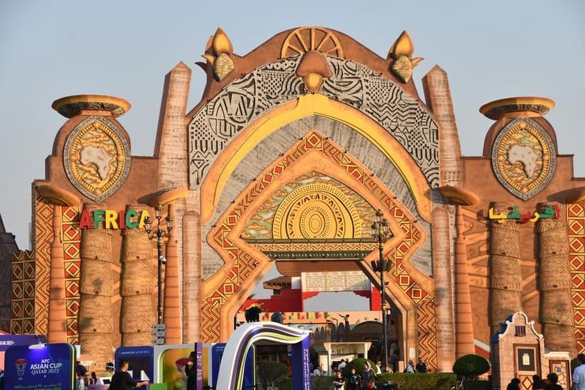 Le pavillon d'Afrique au Global Village à Dubaï.