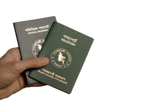 Passeports de la République du Bangladesh.