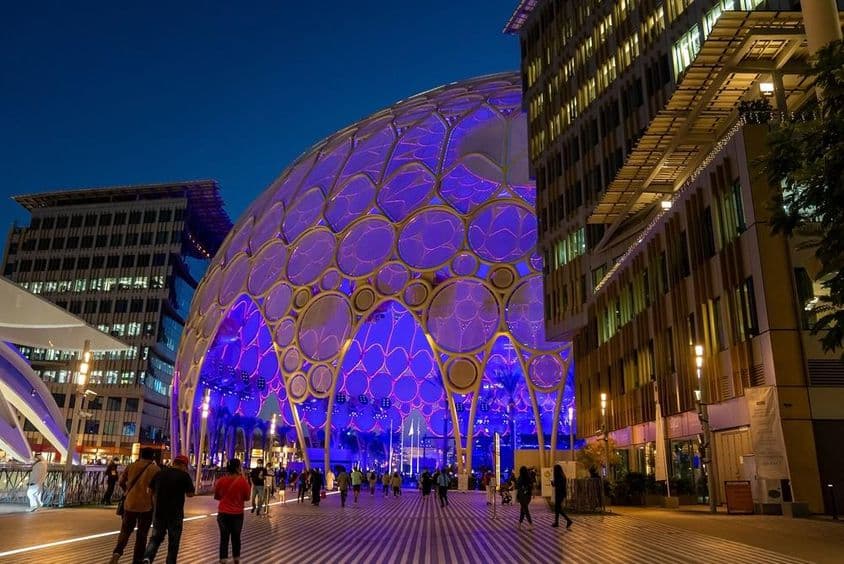 Le dôme de l'Expo City Dubai.
