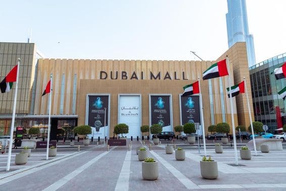 Entrée du Dubai Mall.