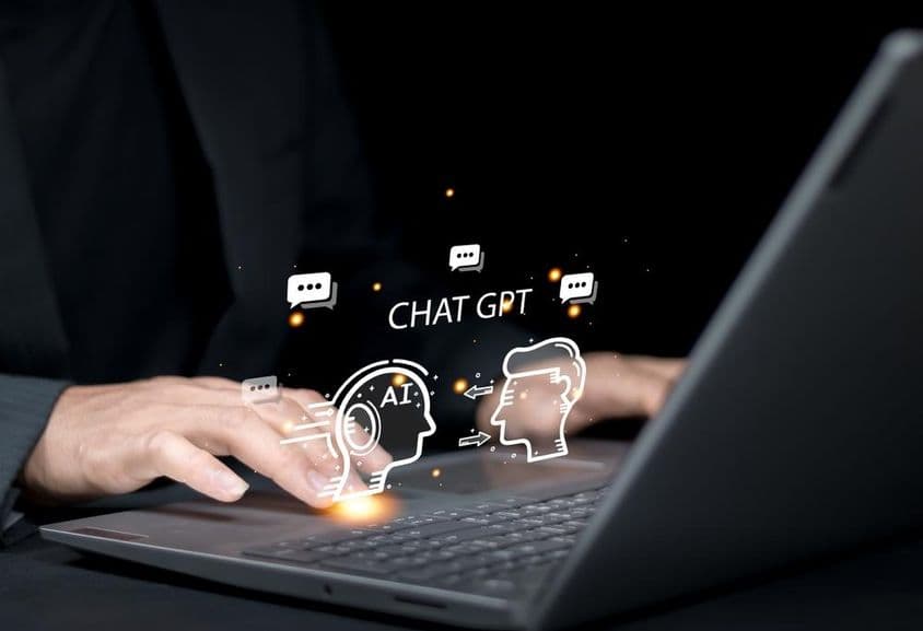 Conversation avec l'intelligence artificielle, ChatGPT.