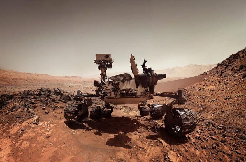 Rover sur Mars.
