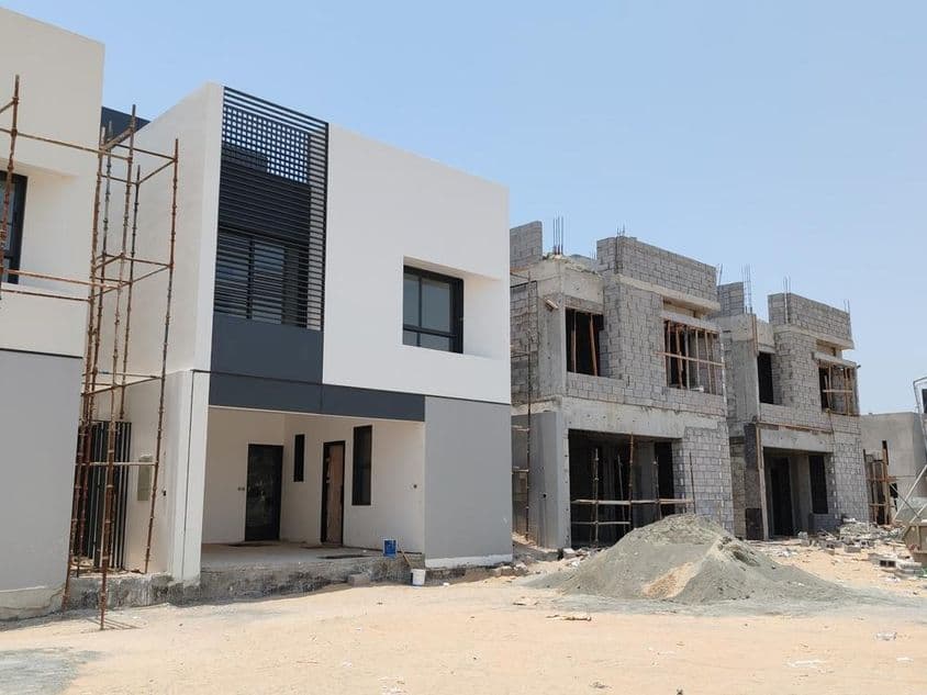 Maisons ou villas en construction à Dubaï.