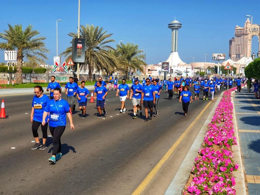 Marathon ADNOC 2018, Abu Dhabi, Émirats Arabes Unis.