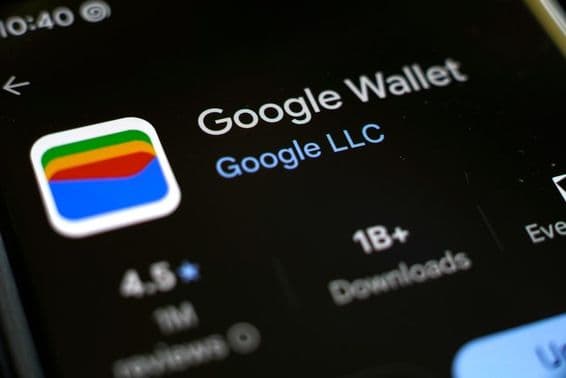 Application Wallet sur l'App Store sur un écran de téléphone.