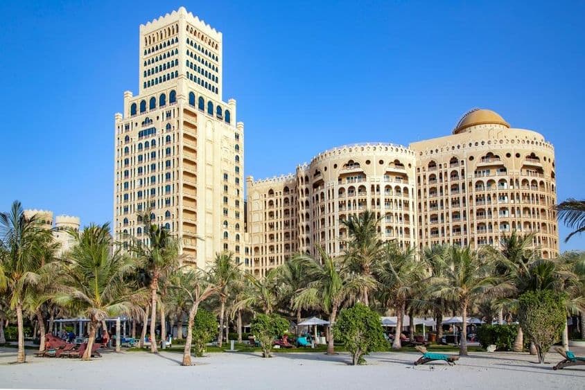 Hôtel de luxe 5 étoiles Waldorf Astoria à Ras al Khaimah.