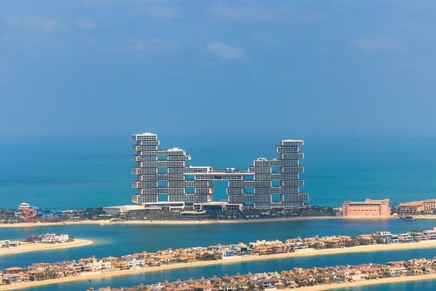 Complexe ultra-luxe Atlantis Royale sur les îles Palm Jumeirah.