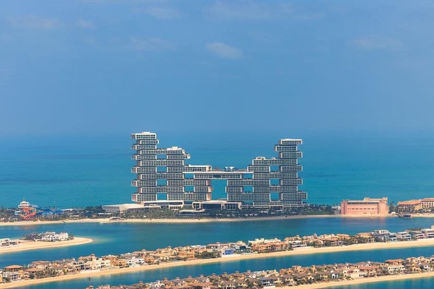 Complexe ultra-luxe Atlantis Royale sur les îles Palm Jumeirah.