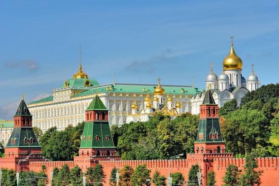 Le Kremlin de Moscou.