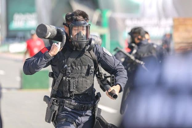 Défi SWAT des Émirats Arabes Unis 2025 à Dubaï.