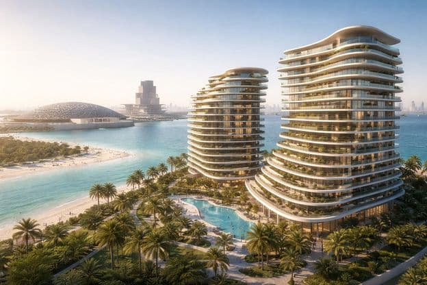Panorama des Baccarat Residences Saadiyat.