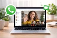 Écran d'appel vidéo WhatsApp Web