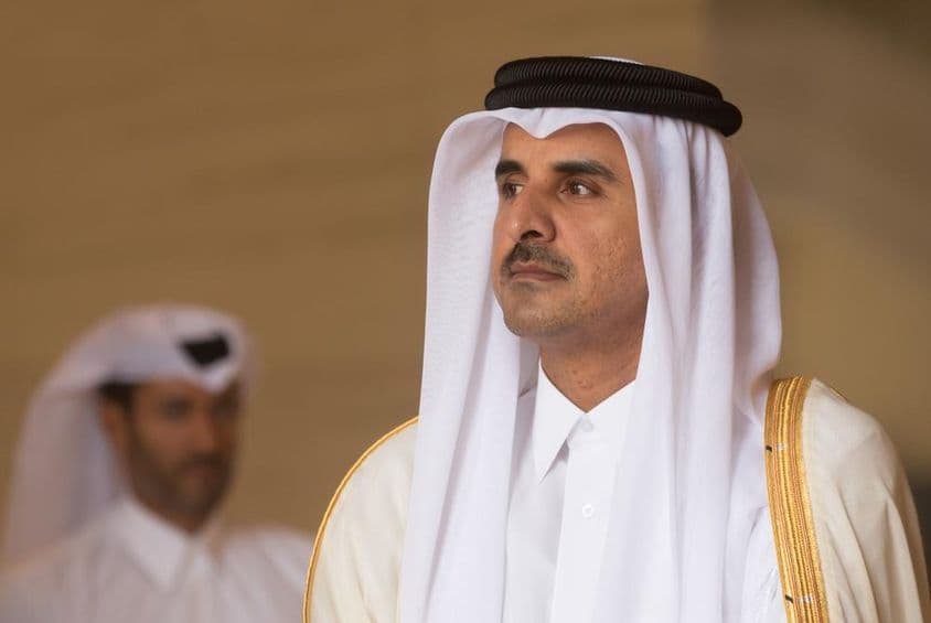 Cheikh Tamim bin Hamad Al Thani du Qatar.
