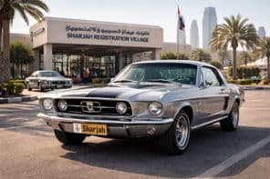Échange de plaques d'immatriculation classiques à Sharjah