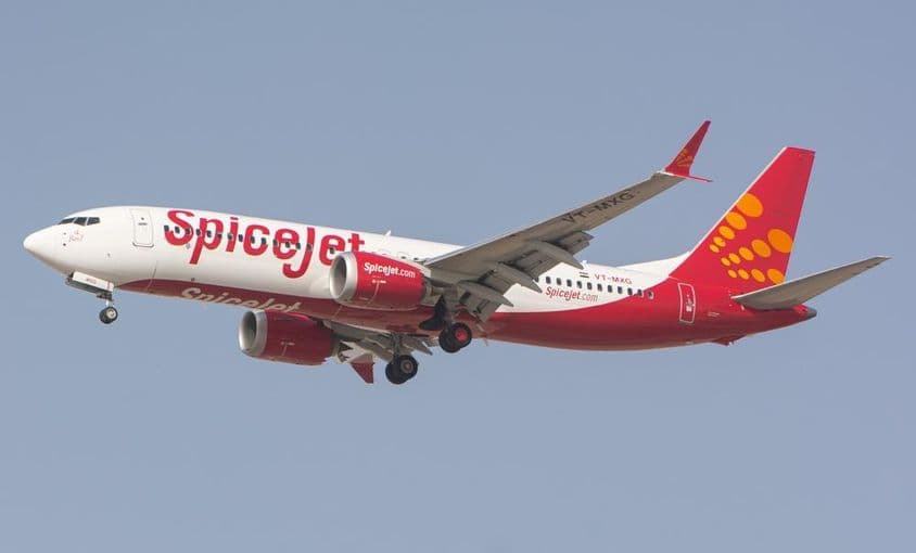 Avion SpiceJet Boeing 737 MAX.