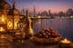 Lumières du Ramadan sur les rives de Dubaï.