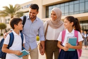 Moment de pause hivernale à l'école
