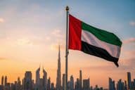 Le drapeau national des Émirats Arabes Unis