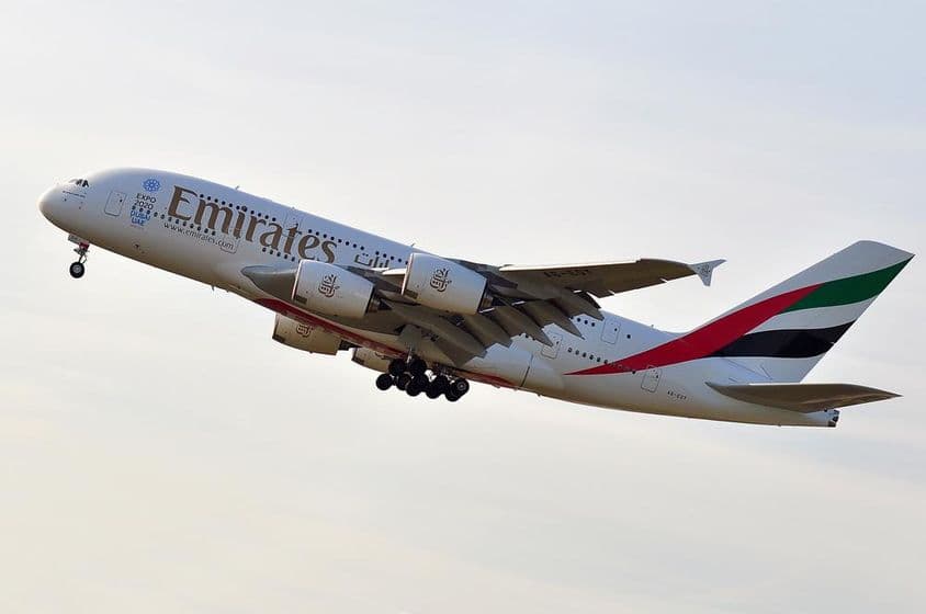 EMIRATES AIRLINES Airbus A380-800 avion.