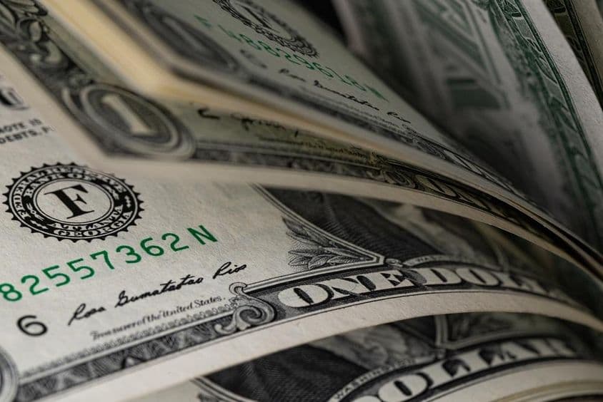 Le billet d'un dollar américain