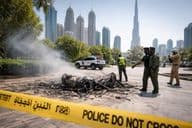 Avertissement de sécurité pour les débris tombés