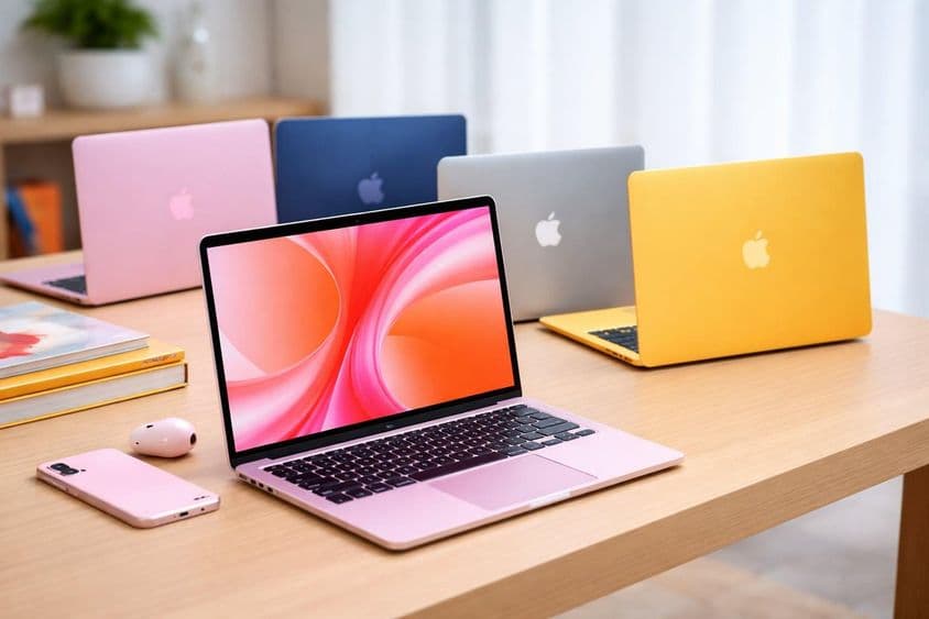Ordinateurs portables MacBook Neo colorés