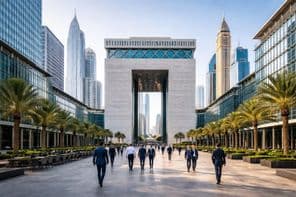 La vie dans le district financier de Dubaï