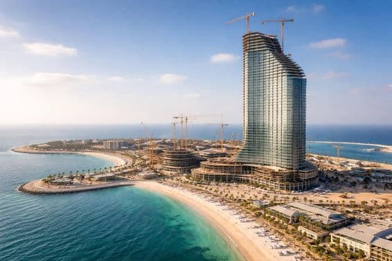 Construction de l'île Wynn Al Marjan