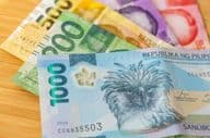 Billets de banque philippins.